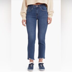 Women's Levi 724 High Rise Straight Crop Jeans